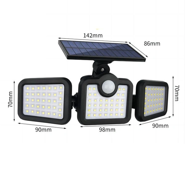 Portable LED Solar Lamp with IP67 Waterproof | Outdoor Rechargeable Emergency Light