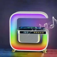 Multifunctional Bluetooth LED Night Light Speaker | Wireless Music Lamp with Touch Control & Alarm