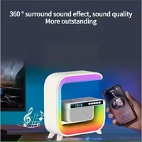 Multifunctional Bluetooth LED Night Light Speaker | Wireless Music Lamp with Touch Control & Alarm