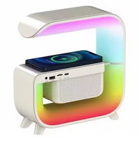Multifunctional Bluetooth LED Night Light Speaker | Wireless Music Lamp with Touch Control & Alarm
