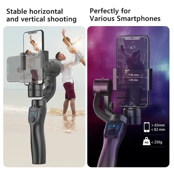 3-Axis Handheld Gimbal Stabilizer for Smartphone & Action Camera – High Precision Video Shooting