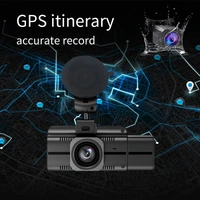 F6 3-Channel 4K Dashcam – Front, Rear, and Cabin – WiFi, GPS, Night Vision, Parking Mode