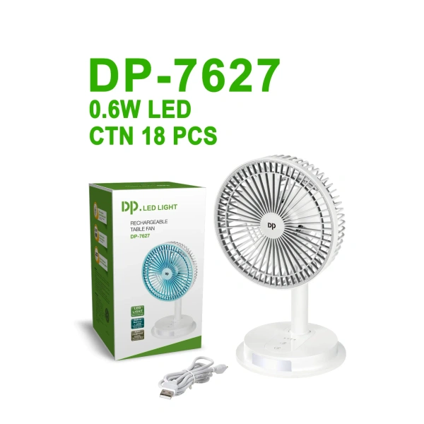 High Quality USB Desk Fan Angle Adjustable for Office 4000mah Rechargeable Mini Table Fan