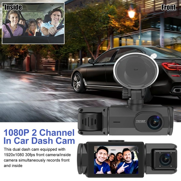 S2 | Car Dashcam Black Box with HD Recording & Parking Mode