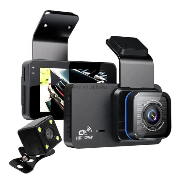 3-Inch WiFi Dashcam with 1080P HD Recording & App Control