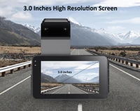 3-Inch WiFi Dashcam with 1080P HD Recording & App Control