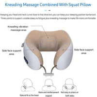 Portable U-Shaped Kneading Neck Pillow – Perfect for Travel & Comfort