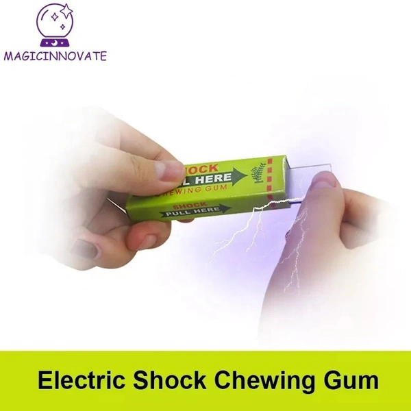 Electric Shock Chewing Gum Prank Toy – Fun Gag Gift for Friends & Parties