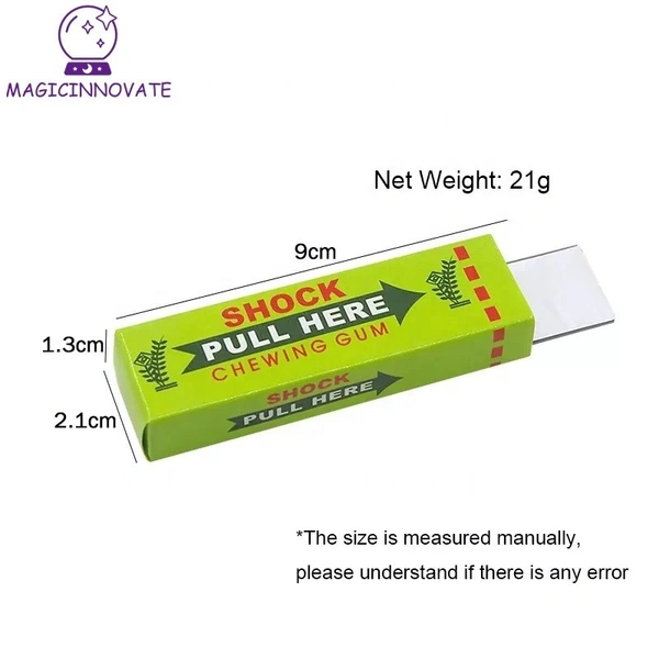 Electric Shock Chewing Gum Prank Toy – Fun Gag Gift for Friends & Parties