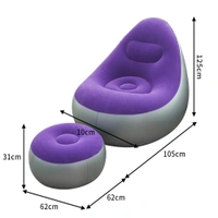 Compact & Stylish Inflatable  – Perfect Footrest Solution