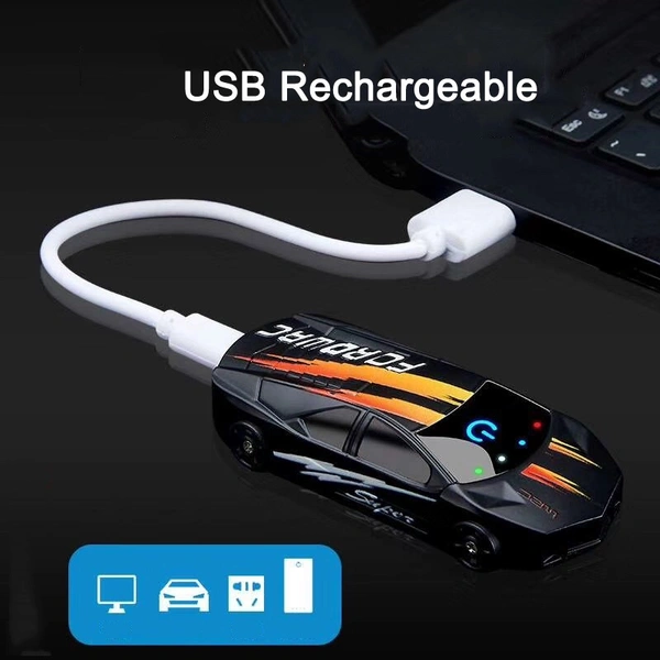 Electric Rechargeable USB Lighter – Windproof, Flameless, and Eco-Friendly