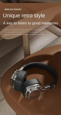 Wireless Over-Ear Gaming Headphones – 80+ Hours Playtime, 3.5mm Stereo Plug & Wireless Connection