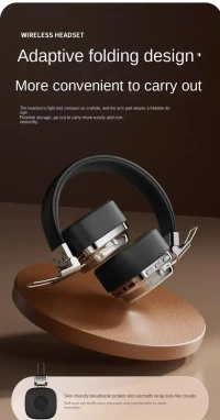 Wireless Over-Ear Gaming Headphones – 80+ Hours Playtime, 3.5mm Stereo Plug & Wireless Connection