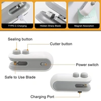 USB Rechargeable Handheld Food Bag Sealer – Seal Freshness Anytime