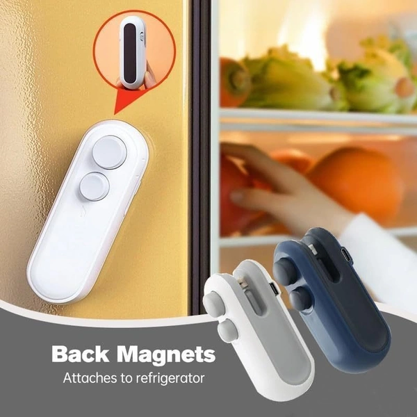 USB Rechargeable Handheld Food Bag Sealer – Seal Freshness Anytime