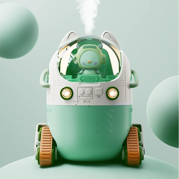Humidifier for Child - USB Powered, Cute Design, Ideal for Kids, Air Moisturizer for Healthy Breathing