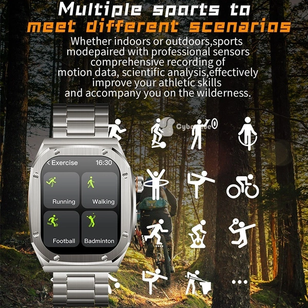 LG61 Montre intelligente de voyage multifonction Appel 4g Contrôle de la musique Montre intelligente avec alarme