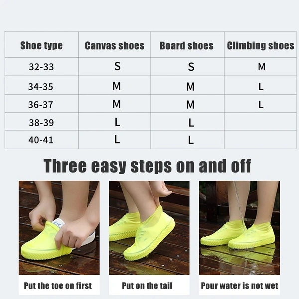 Waterproof Rain Shoes Covers (Pack-1)