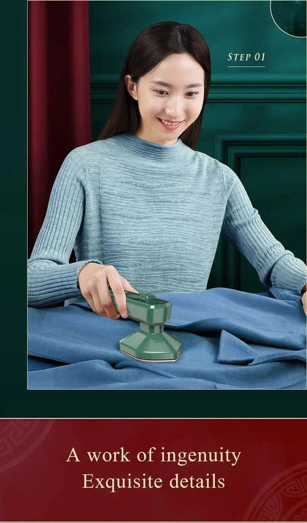 Mini Electric Dry Iron Machine With Spray Water Portable Fast Heat Clothes Handheld Garment Steamer For Home Dormitory Travel