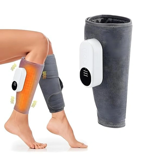 Leg Massager,Calf Massage Machine,3 Air Circulation Squeeze Massage,Heating Mode,Relax Calf Muscles,Relieve Pain,1Pair,Piece | Multicolor