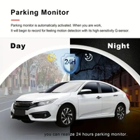 D30 Max Dash Cam Front and Inside, HD 1080P Recording Car DVR Cam with 170° Wide Angle, Night Vision, Small Dash Camera for Cars, 24h Parking Monitor, Loop Recording, G-Sensor