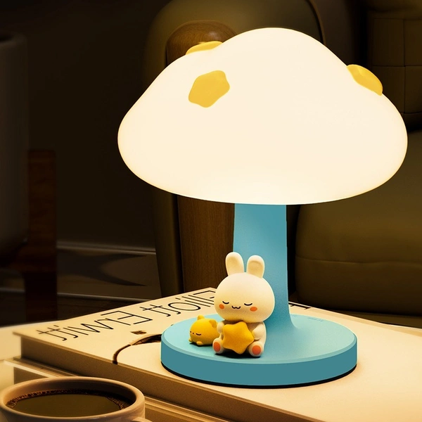 Cute Cloud Night Light | LED Atmosphere Lamp for Kids’ Room | Soft & Rechargeable