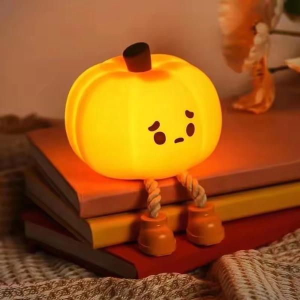 Cute Silicone Kids Night Light | Dimmable & Rechargeable LED Lamp | Soft & Safe for Nursery & Bedroom