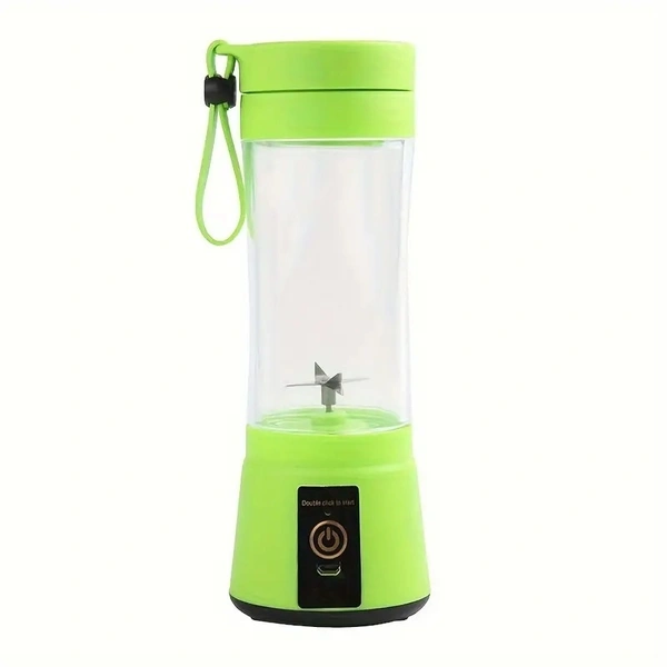 Portable Rechargeable Juicer Cup – USB Blender for Smoothies, Shakes & Juices | 6 Blades, 380ml, BPA-Free