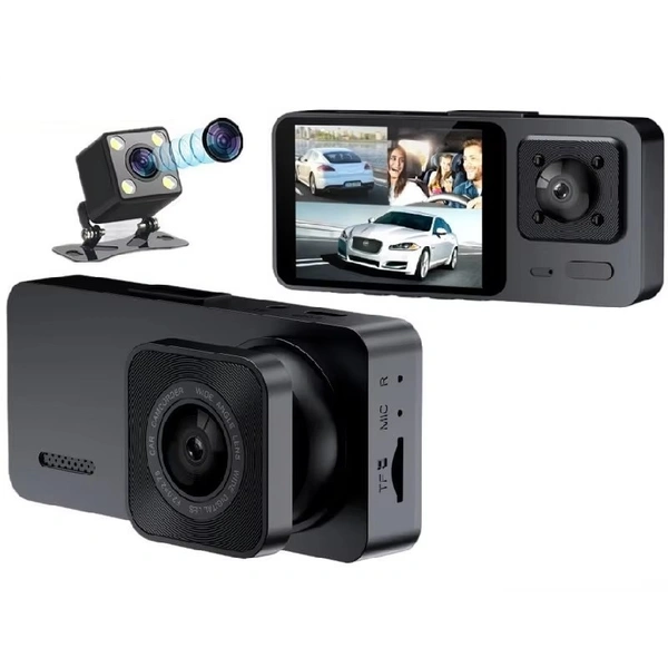 S-10 | Full HD Car DVR Dash Cam | Night Vision, G-Sensor, Loop Recording & Parking Mode | Black Box Car Camera
