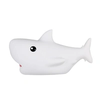 Shark LED Silicone Night Light – Adorable Soft Touch Lamp for Kids & Adults, USB Rechargeable, Dimmable & Color Changing