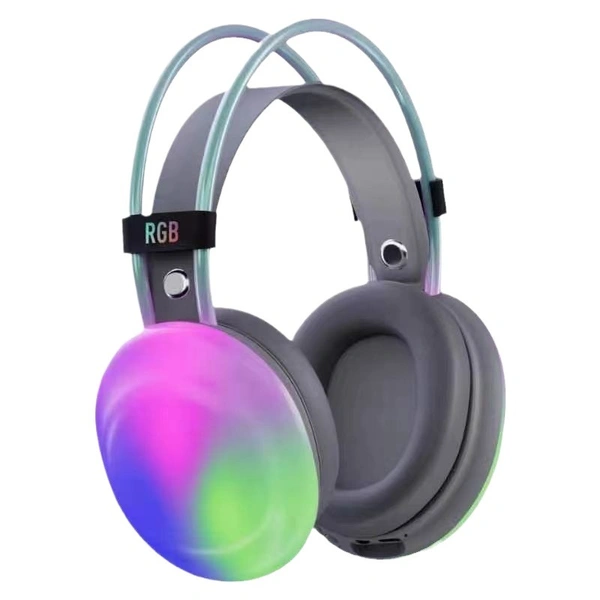 High‑Quality Wireless Gaming Headphones – Bluetooth 5.0, 50 mm Drivers, RGB, 30H Battery Life PM860