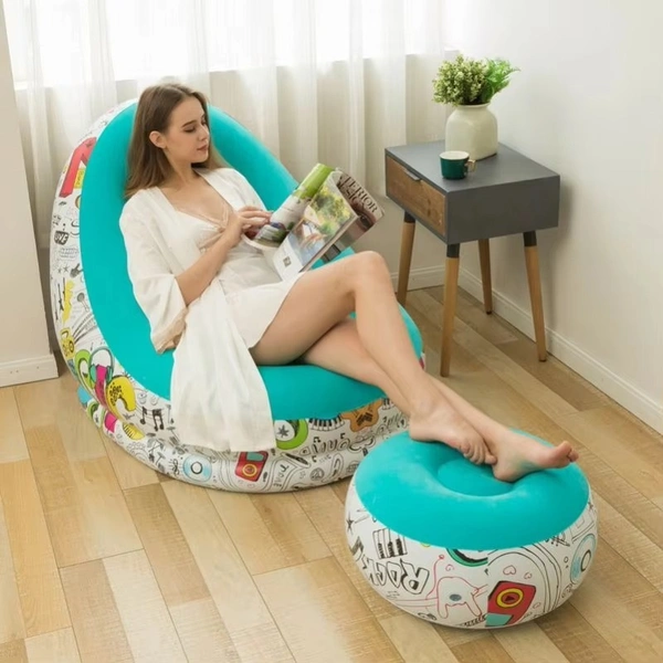 High-Quality Home Inflatable Lazy Sofa – Portable Air Lounger for Indoor & Outdoor Use