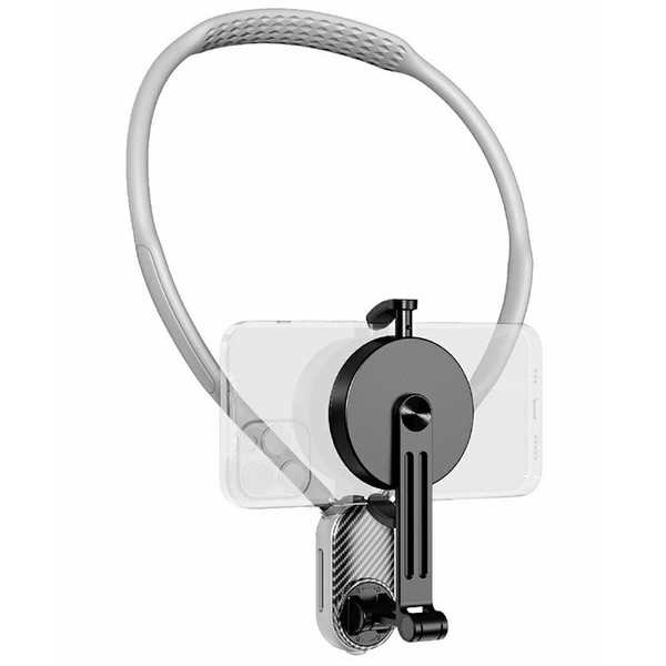 Magnetic Neck Phone Holder | Flexible Hands-Free Mobile Stand for Travel & Home Use
