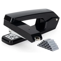 Deli No.0434 Manual Metal Rotary Stapler – Heavy-Duty Punch & Staple Combo Tool for Office & Craft Use