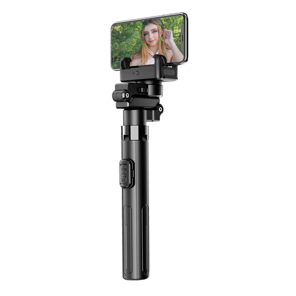 C16 AI Gesture Control Selfie Stick with 3-Axis Gimbal | Portable Stabilizer for Smooth Videos