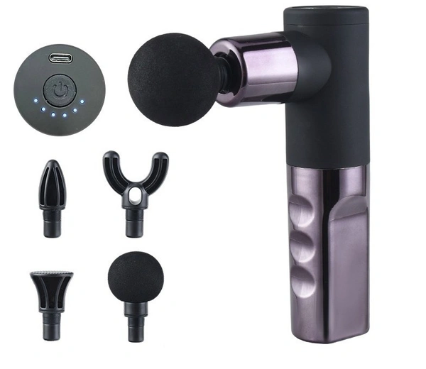Palm Mini Massage Gun – 6-Speed Deep Tissue Massager with 1500mAh Battery & USB Charging