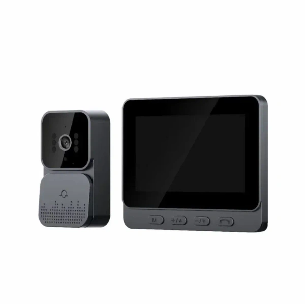 M10 4.3" Wireless Video Doorbell – HD Image, Type-C Charging, Long Battery, Two-Way Audio, Night Vision