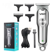 Professional Rechargeable Electric Hair Trimmer V-071 | Precision T-Blade, Red & Green Indicators