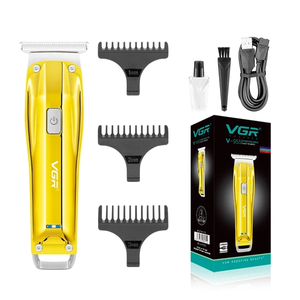 VGR V-955 Low Noise Rechargeable Hair Trimmer for Men – Professional Beard & Hair Clipper
