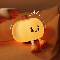 Cute Silicone Kids Night Light | Dimmable & Rechargeable LED Lamp | Soft & Safe for Nursery & Bedroom