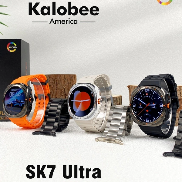 2025 Latest W7 SK7 Ultra Smart watch – Bluetooth Calling, Fitness Tracking & Always-On Display
