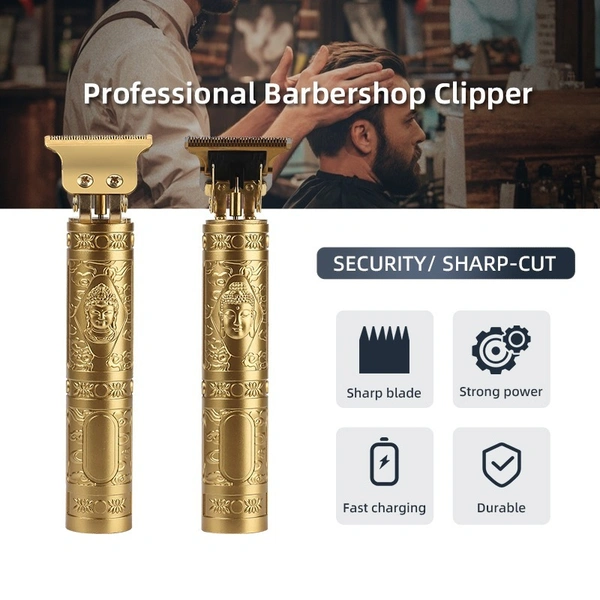 MZ REZME 001 Professional Hair Clipper & Beard Trimmer – Rechargeable T-Blade Cordless Hair Cutting Machine