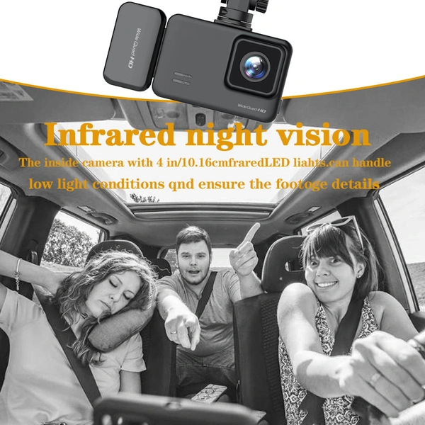 F-31 | 1080P Car Dash Cam | Wide-Angle DVR Camera with Night Vision, G-Sensor & Loop Recording | Car Security Camera