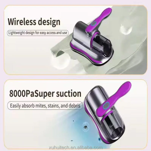 Acarid Remover Vacuum Cleaner – Handheld Deep UV Dust Mite Removal, HEPA Filter, Powerful Suction for Bed, Sofa & Carpet