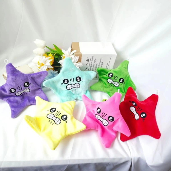 Angry Star Plush Toy | Soft Stuffed Star Cushion for Kids & Décor