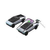 Cybertruck 3-in-1 Wireless Charger | Fast Charging Dock for Phone, Watch & Earbuds