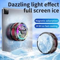 X100 Portable Mobile Phone Radiator – Magnetic Semiconductor Cooler with RGB Lights  | H-20