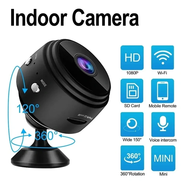 A9 1080P Wireless Mini CCTV Camera - Portable WiFi IP Security Solution"