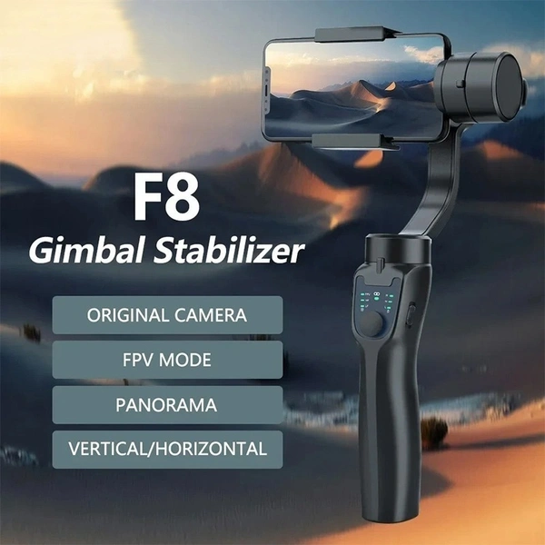 3-Axis Handheld Gimbal Stabilizer for Smartphone & Action Camera – High Precision Video Shooting