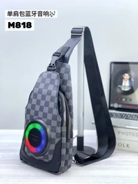 Sling‑Bag Wireless Speaker with FM, Subwoofer Bass & Power Bank – Portable Bluetooth Satchel